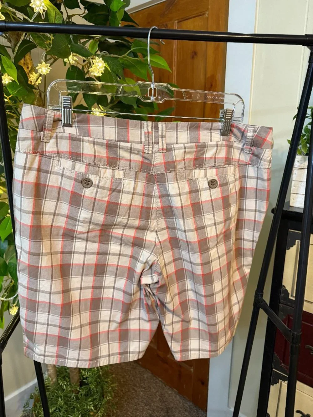 New York & Company Women's Plaid Shorts Size 14 (USA)